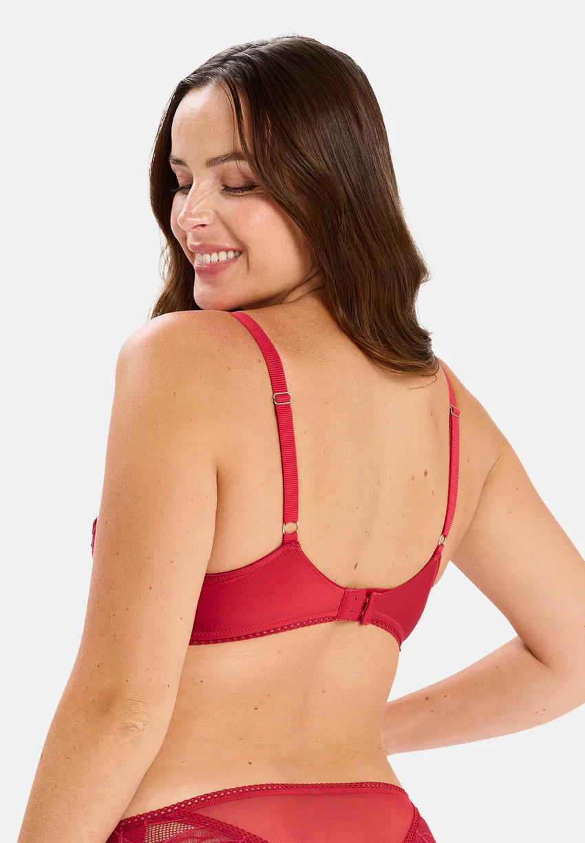 Soutien-gorge emboîtant Aliénor Pourpre