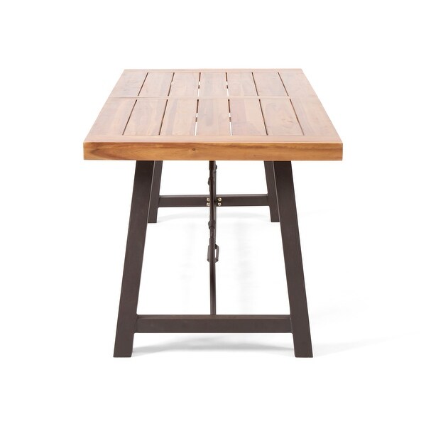 Catriona Modern Industrial Dining Table by Christopher Knight Home