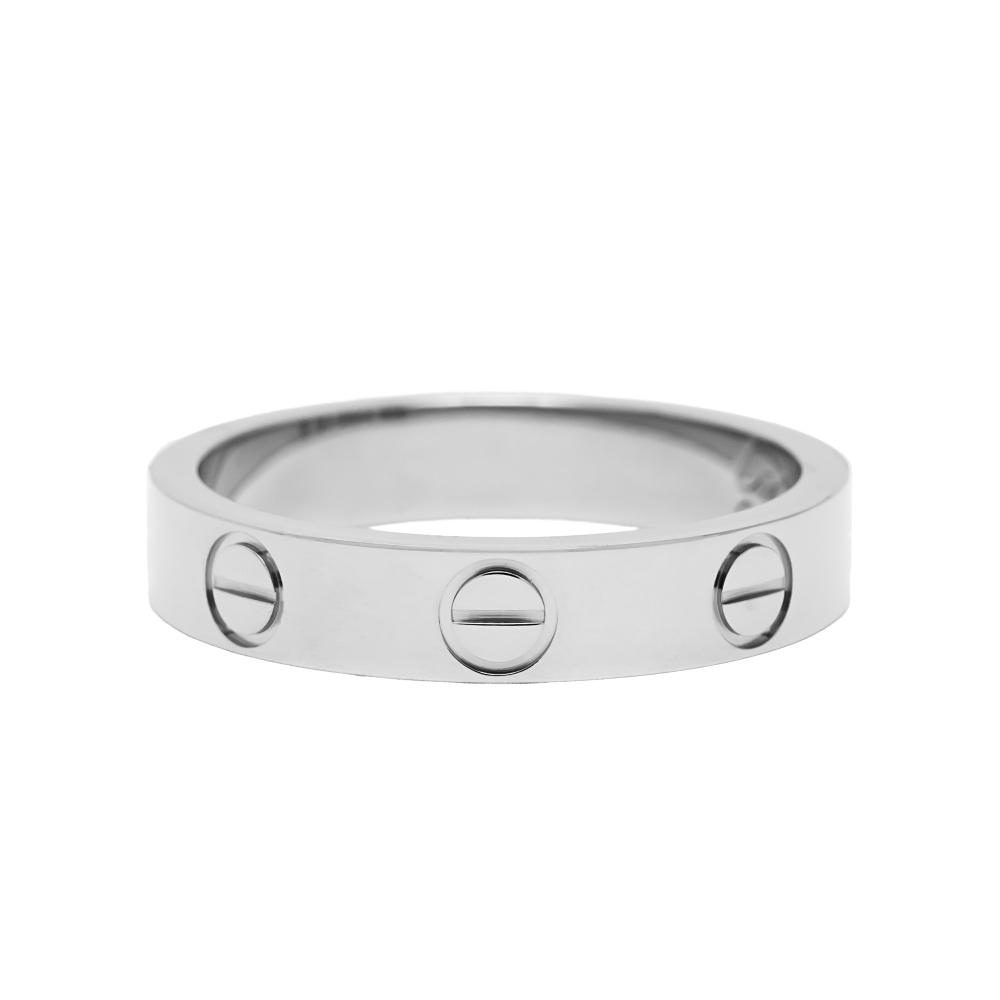 Cartier Love Ring 18K White Gold B4049600