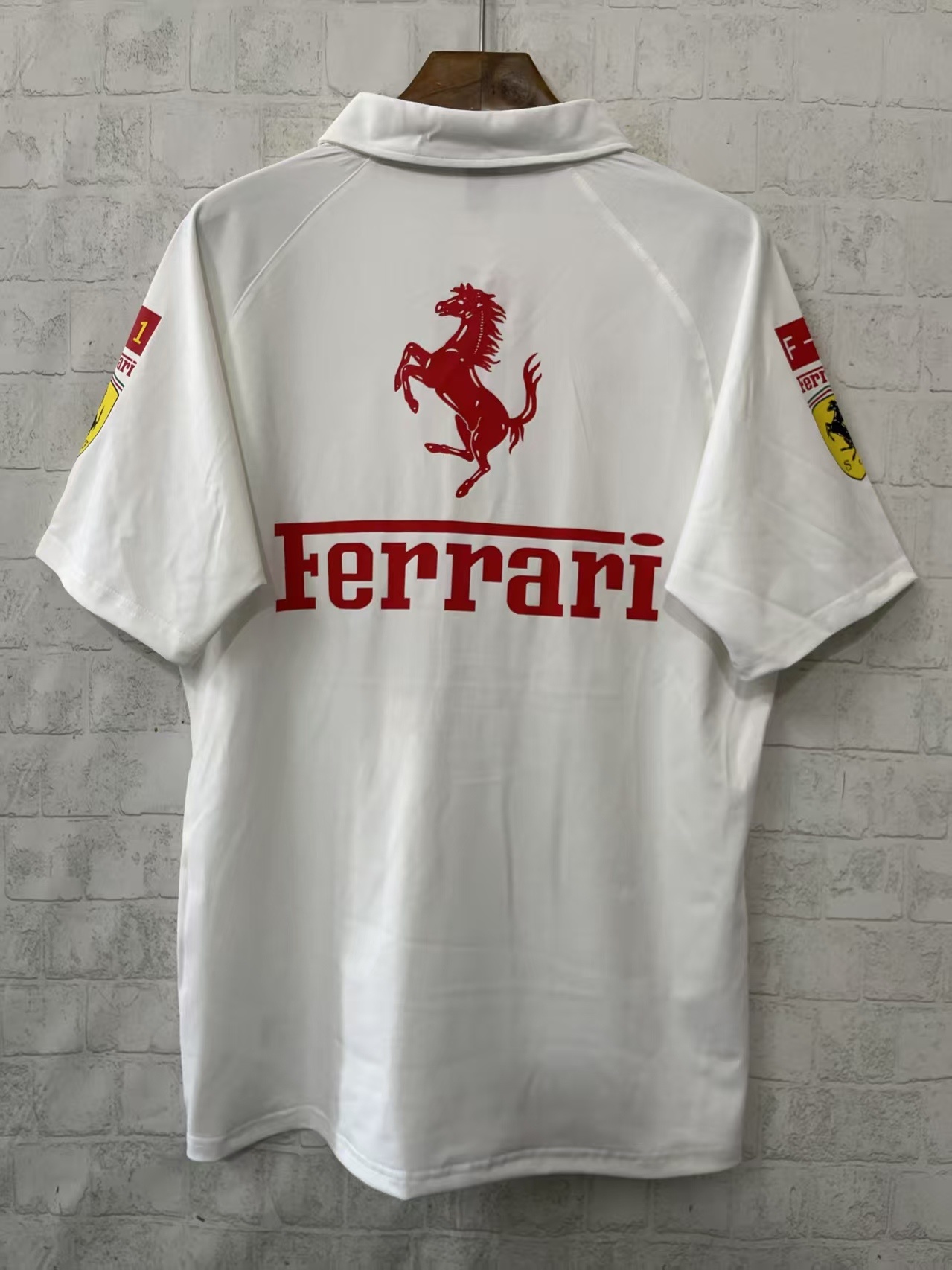 2026 F1 Polo Ferraria White S-3XL
