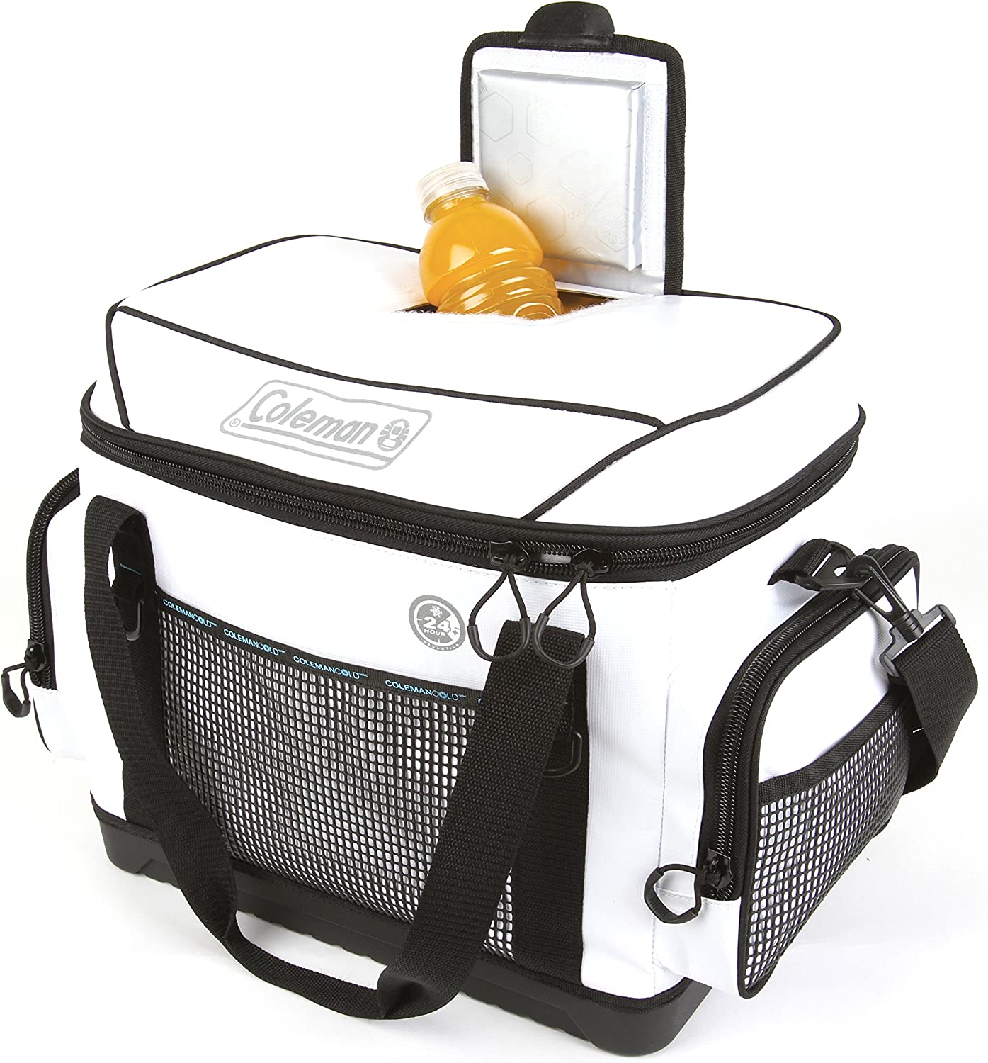 42-Can Soft-Sided Marine Cooler Bag , White