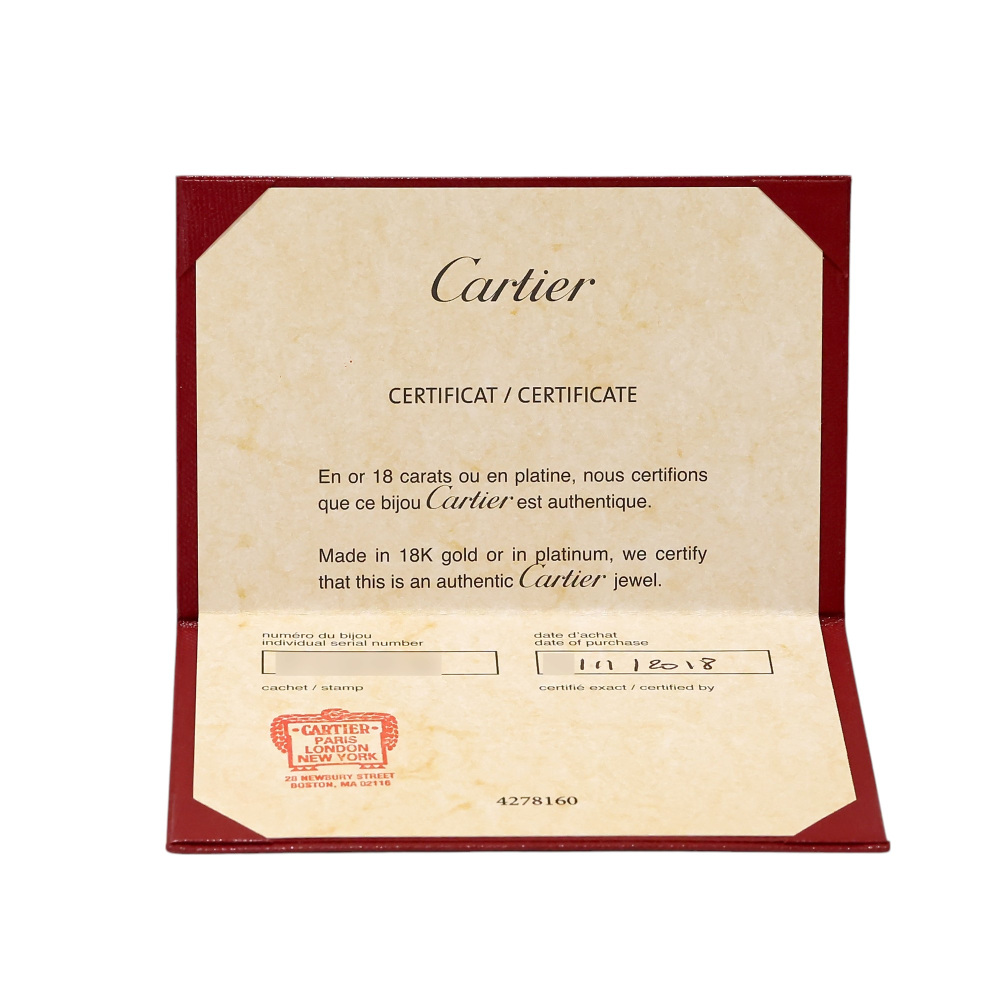 Cartier Juste un Clou Classic Model Bracelet 18K Rose Gold B6048100