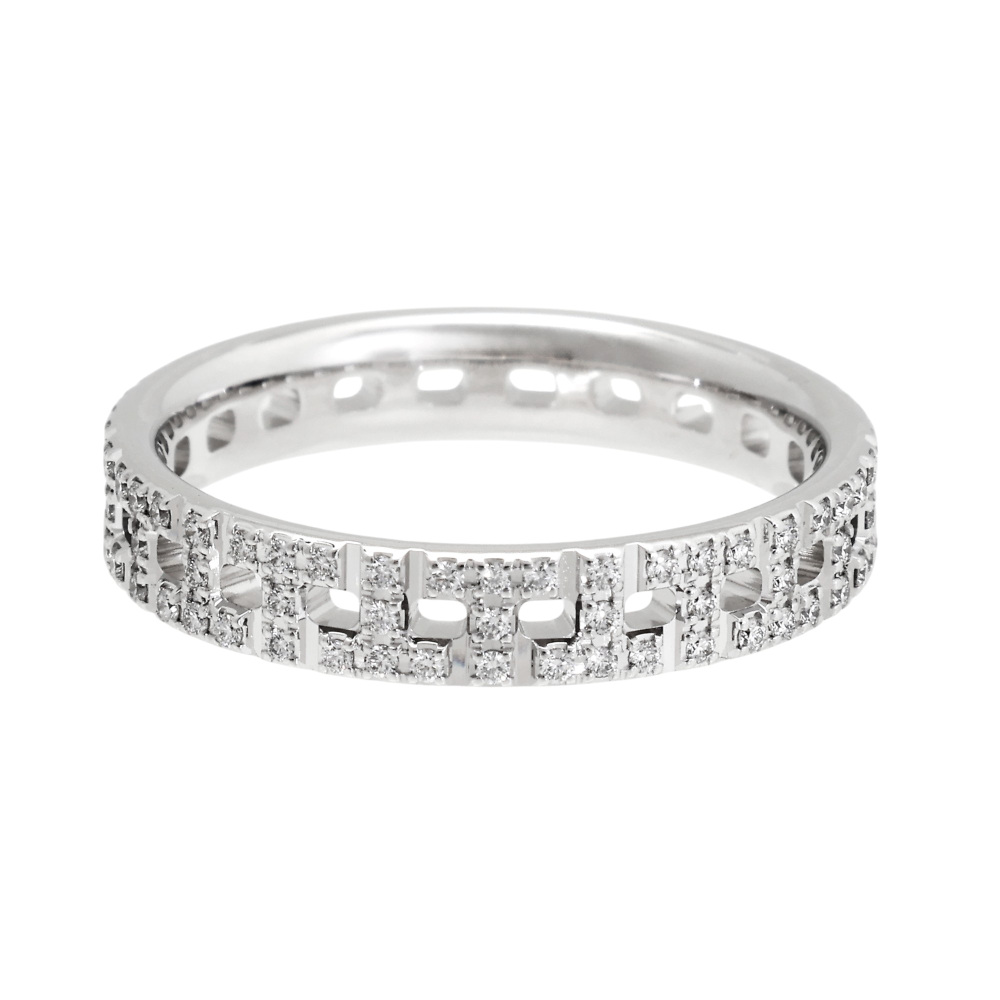 Tiffany & Co. Tiffany T True Ring 18K White Gold Diamond 67456858