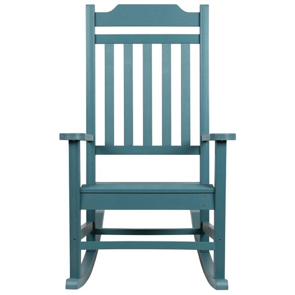 2 Pack AllWeather Faux Wood Rocking Chair