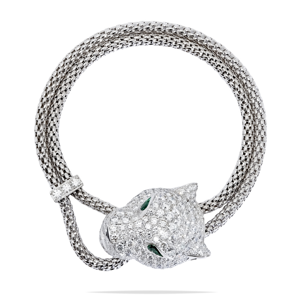 Cartier Panthère Bracelet 18K White Gold N6700400