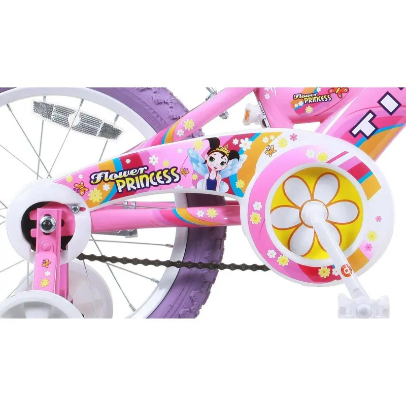 Titan 16-Inch Flower Princess Girls’ BMX Bike — Stylish & Lightweight Design