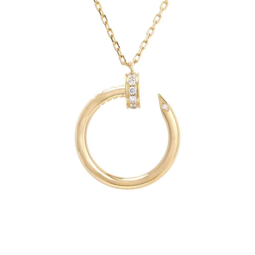 Cartier Juste un Clou Necklace 18K Yellow Gold Diamond B7224889