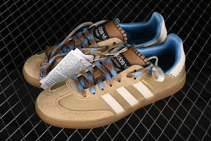 Adidas Wales Bonner X Samba Nylon Desert White/Wonder White/Ash Blue IH3261