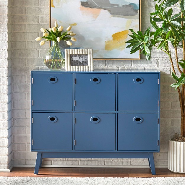 Jamie Storage Cabinet Blue Buylateral