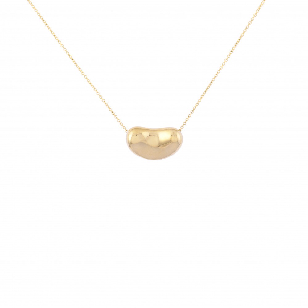 Tiffany & Co. Elsa Peretti Beans Necklace 18K Yellow Gold