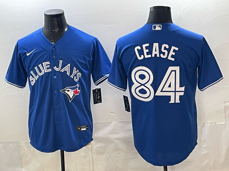 Men's Toronto Blue Jays Dylan Cease #84 Rush Blue Alternate Replica Jersey
