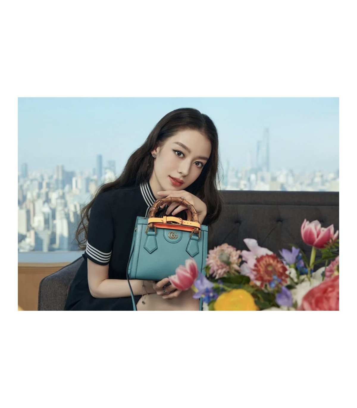 Gucci Diana Mini Tote Bag Light Blue