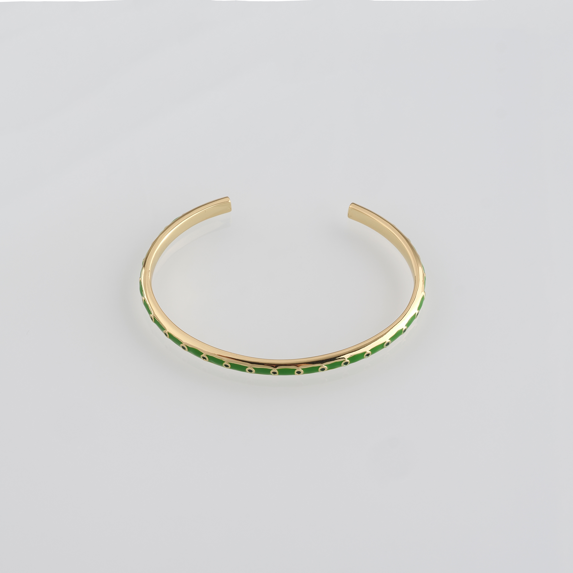 18K Gold Filled Bangle For Women,Enamel Bangle,Minimalist Bracelet,Cuff Bangle Bracelet,Everyday Bracelet,Gift for Her