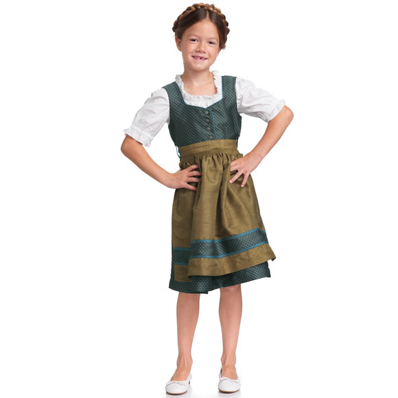 Topolino Mädchen Dirndl mit Jacquard-Muster
