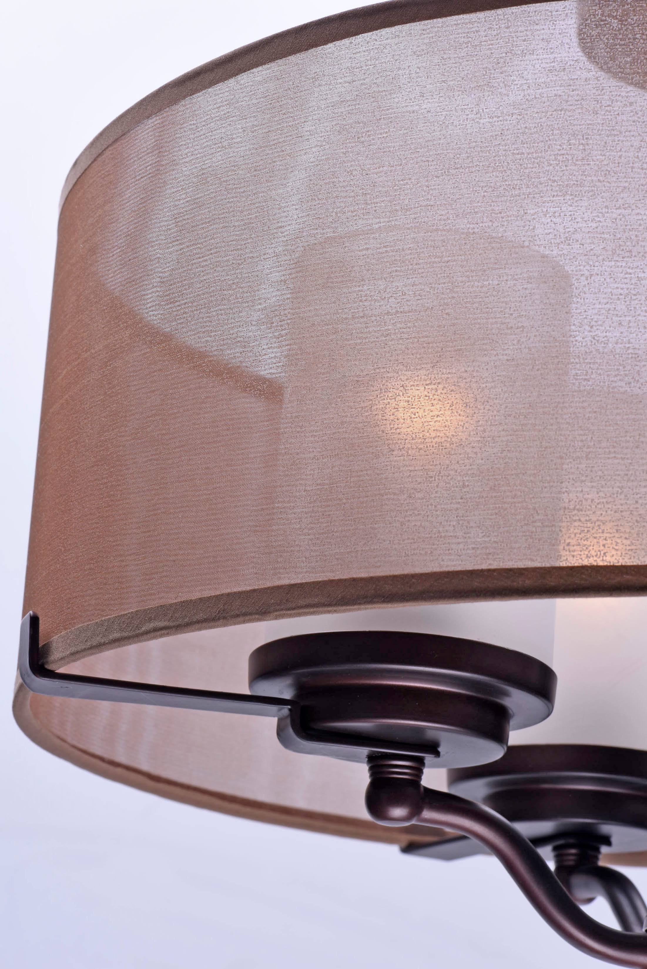 Maxim 24550TSOI Lucid 4-Light Semi-Flush Mount, Oil Rubbed Bronze