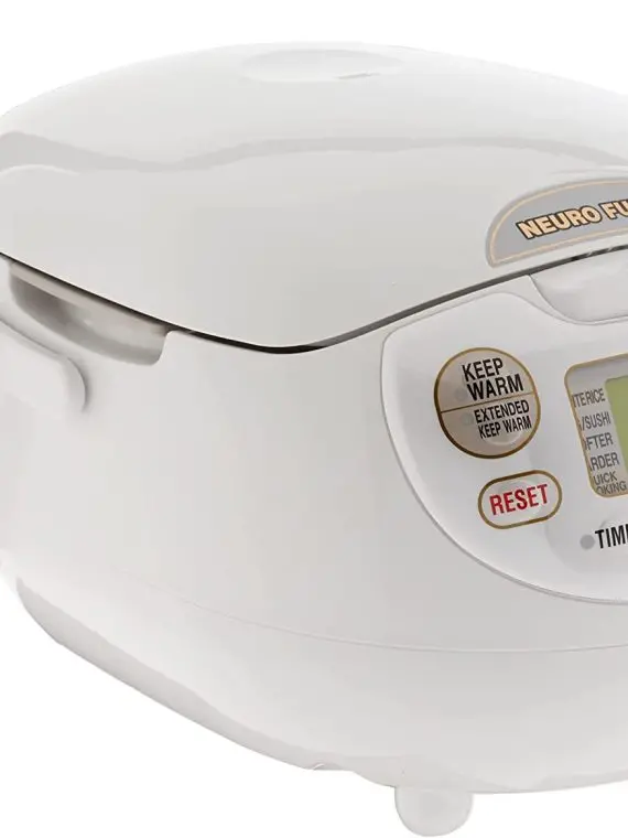 Zojirushi Neuro Fuzzy Rice Cooker – 5.5-Cup Premium White Model, Made in Japan (2025)