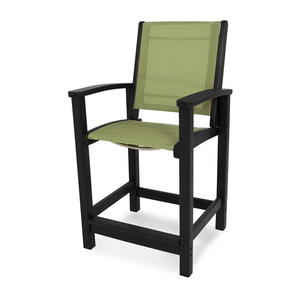 POLYWOOD Coastal Counter Chair