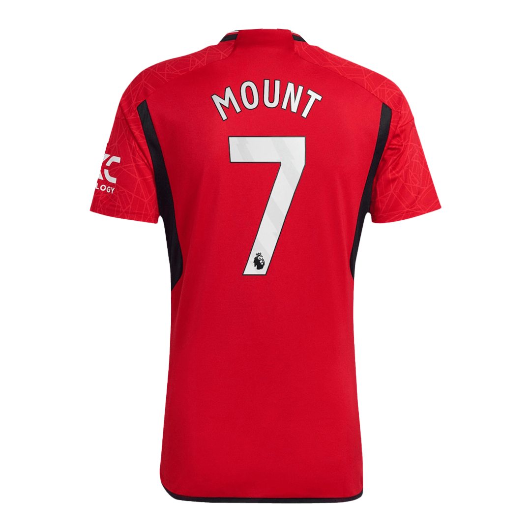 MOUNT #7 Manchester United Home Soccer Jersey 2023/24
