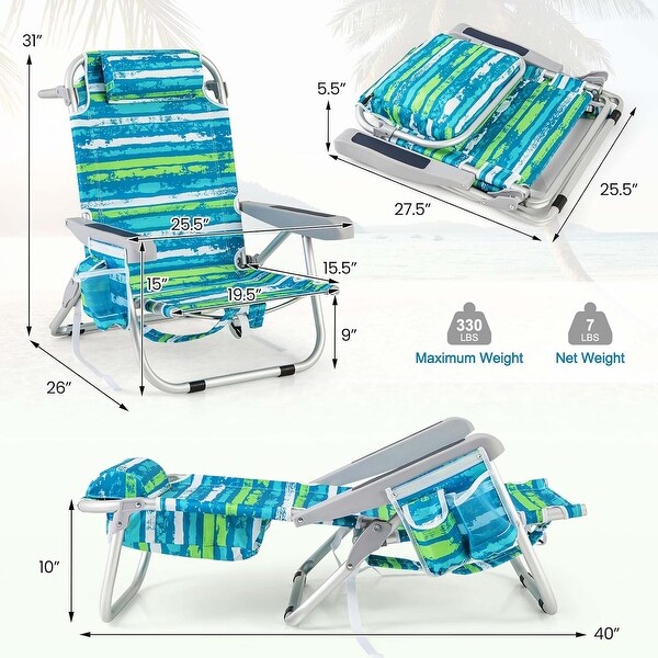 2Pack Backpack Beach Chair