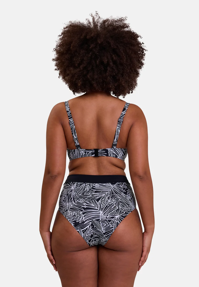 Haut de maillot de bain avec armatures Seychelles Imprimé Palmier Graphique