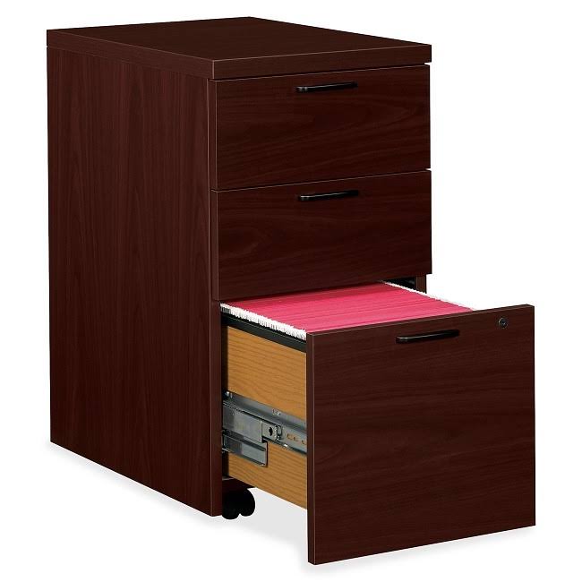 HON 10500 Series Mocha Laminate Furniture Components Pedestal -