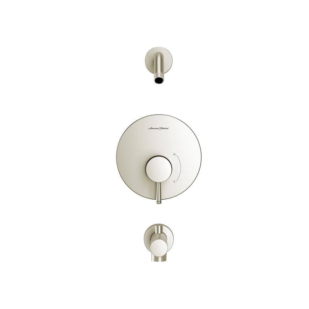American Standard Serin TU064502WDXH.295 Tub and Shower Trim Kit with Cartridge in Brushed Nickel