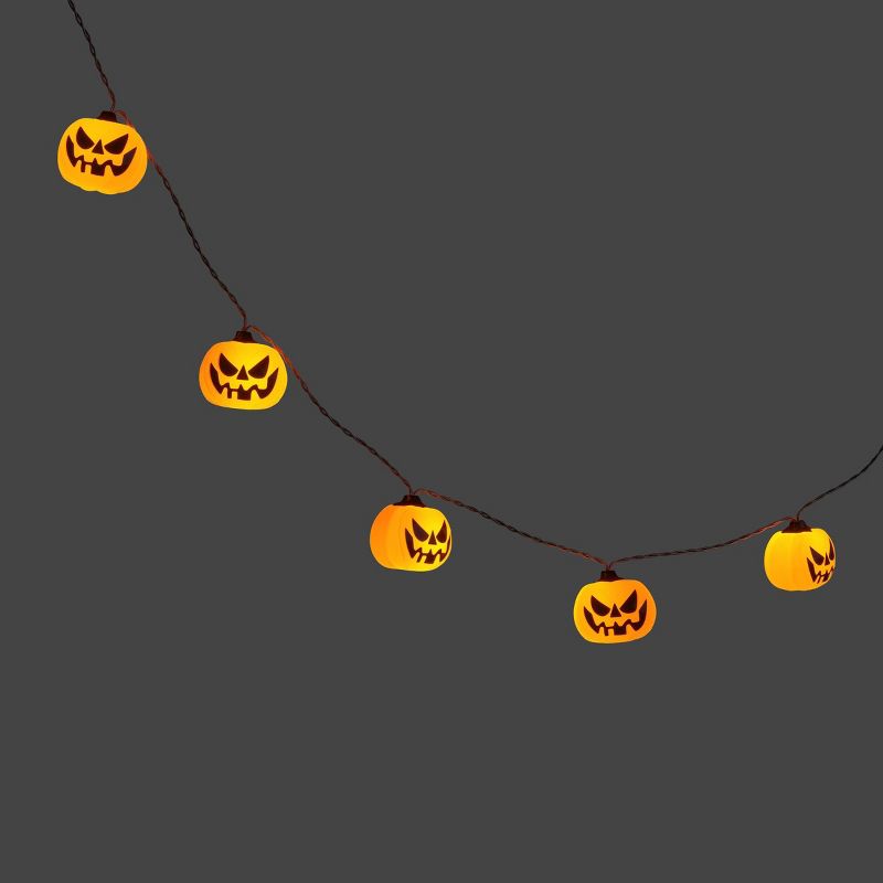 20ct Halloween LED Plastic Pumpkin Novelty String Light - Hyde and EEK!Boutique™
