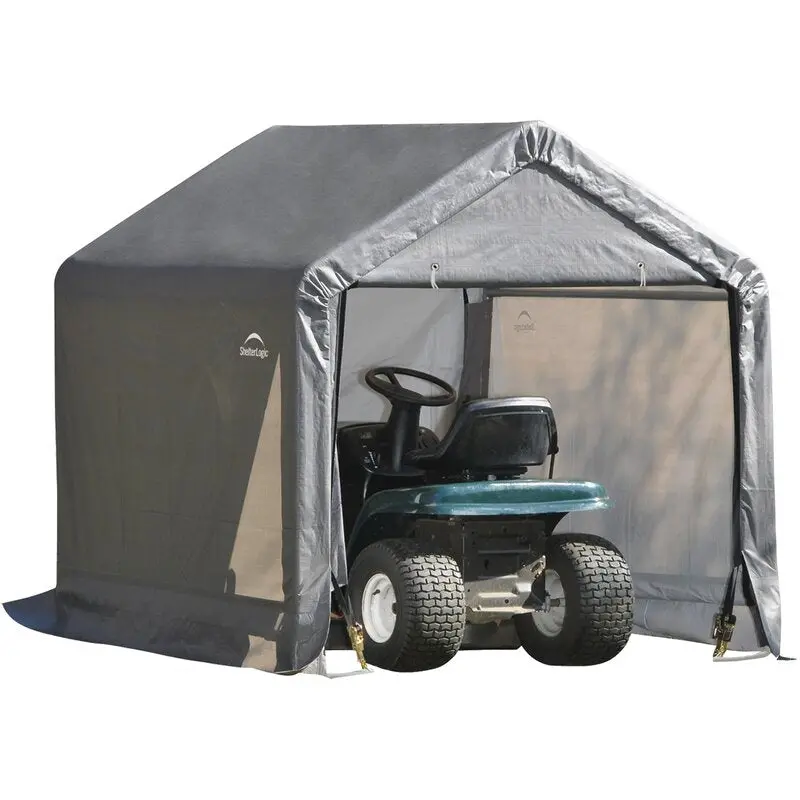 Square 6 ft x 6 ft Durable Plastic Storage Shed
