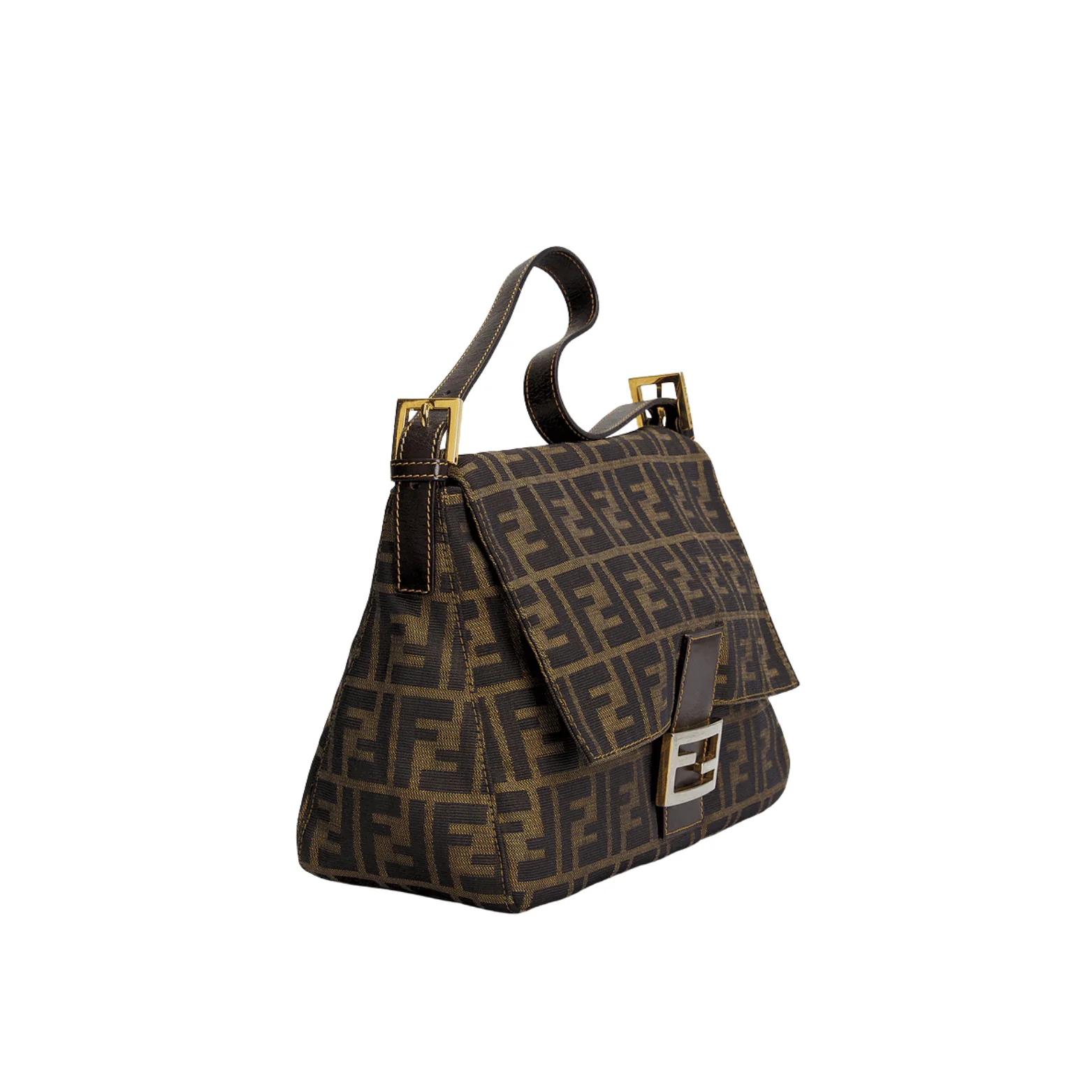 Fendi Bag | Zucca Mamma Baguette Shoulder Bag