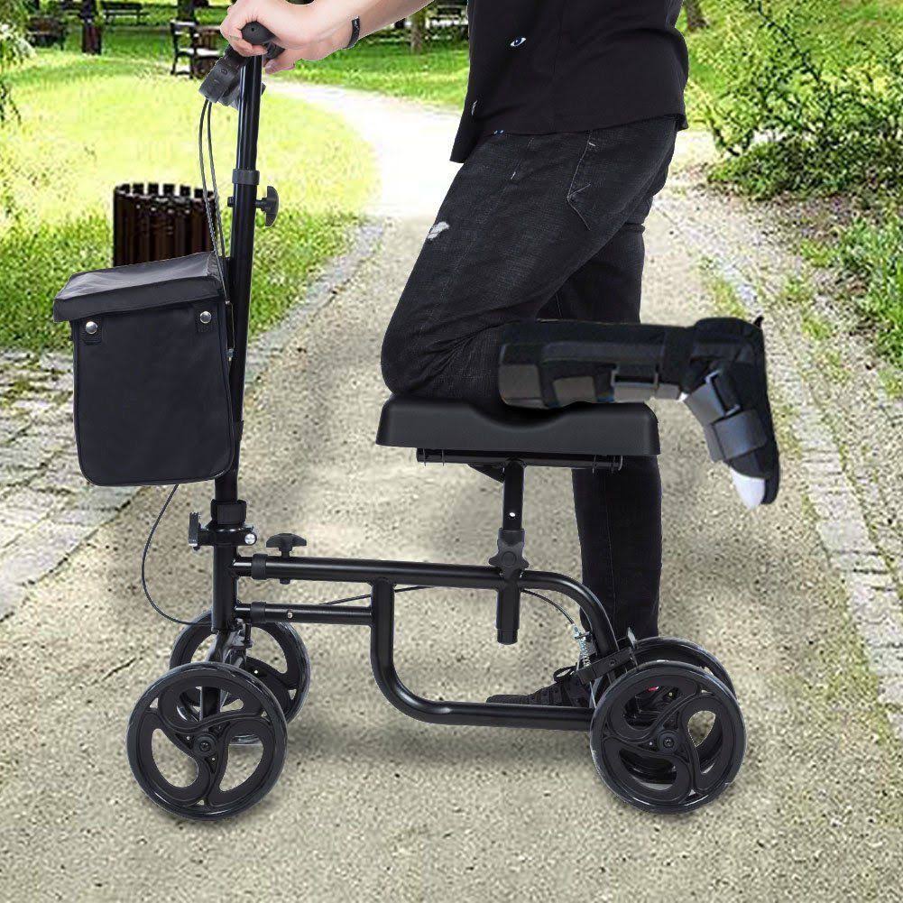 ELENKER HFK-9225 Knee Walker Steerable Medical Scooter Crutch Alternative BX DMG