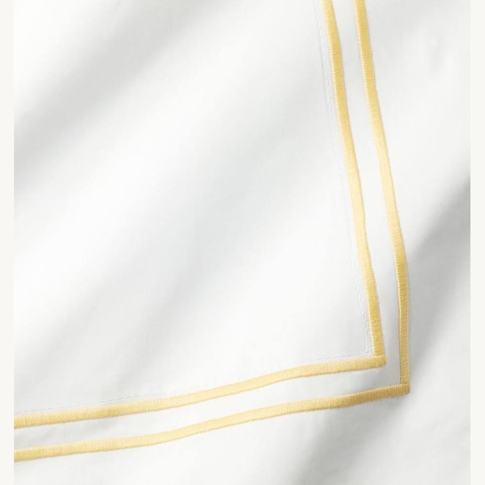 Sferra Grande Hotel Euro Sham - White/White