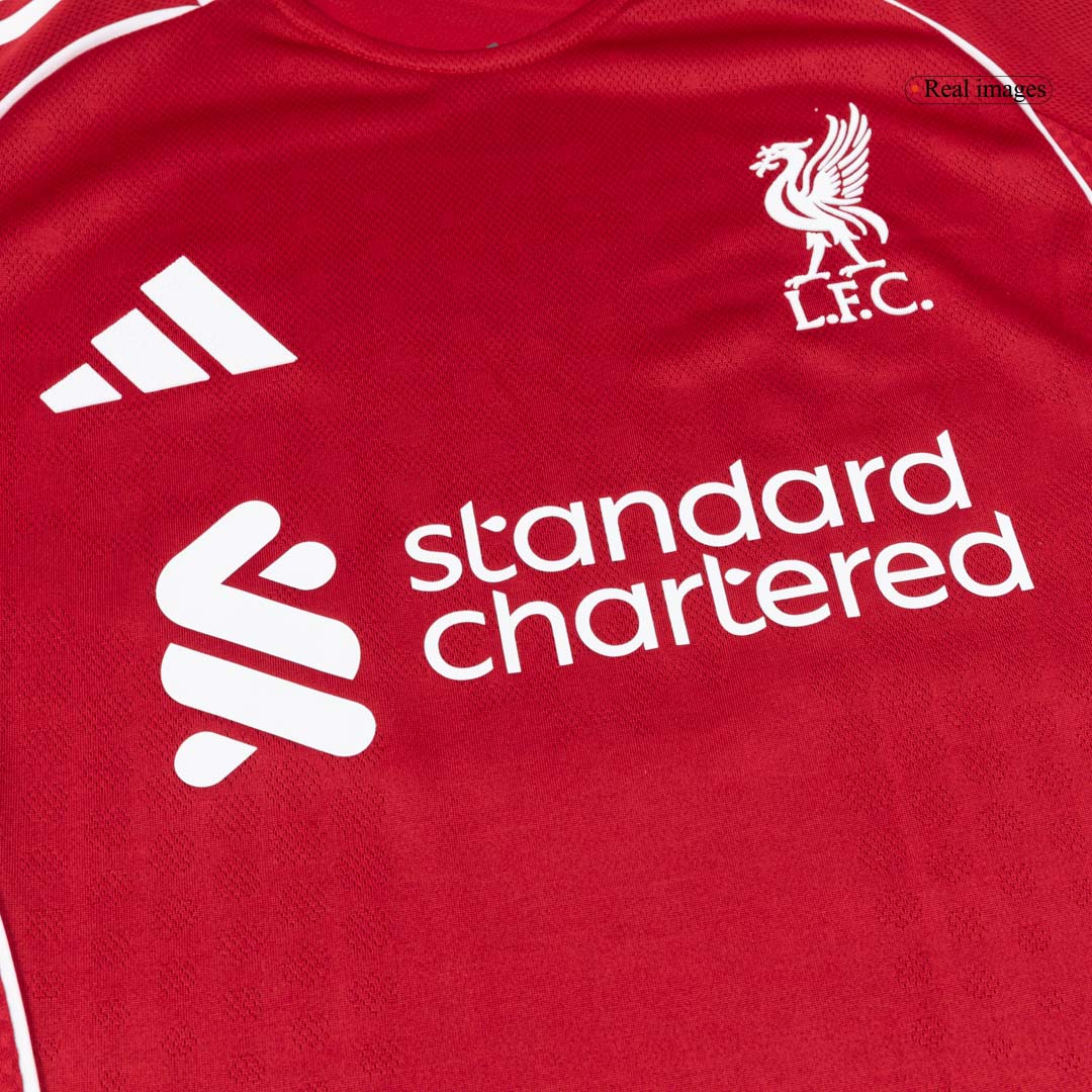 KERKEZ #6 Liverpool Home Player Version Jersey 2025/26