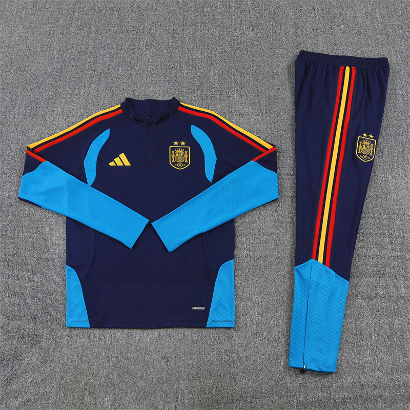 Spain 26/27 Training Suit Dark Blue -Two Stars