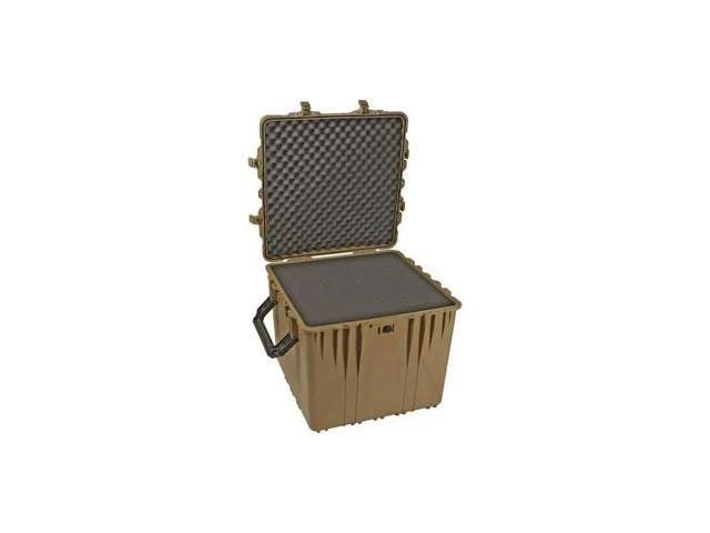 Pelican 0370 Cube Case, No Foam Desert Tan