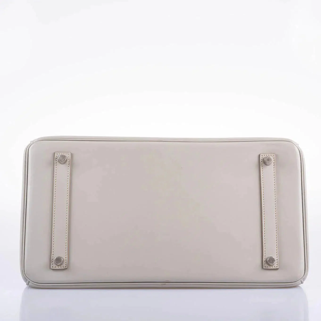 Hermès Birkin 35 Gris Perle Tadelakt Guilloche Palladium Hardware