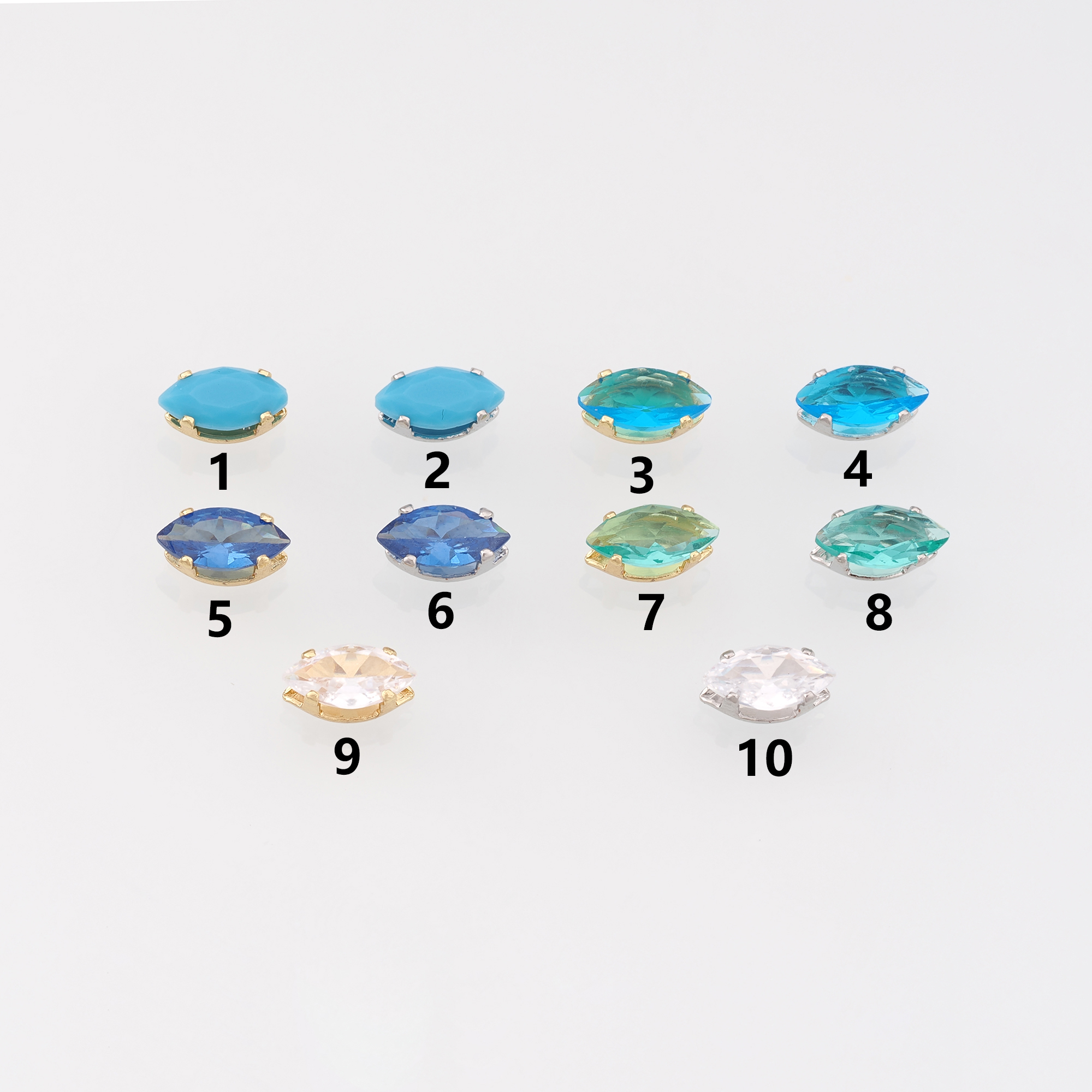 18K Gold Filled Oval Spacer Beads,CZ Micro Pave Oval Bead for Bracelet Jewelry Necklace Making Supply