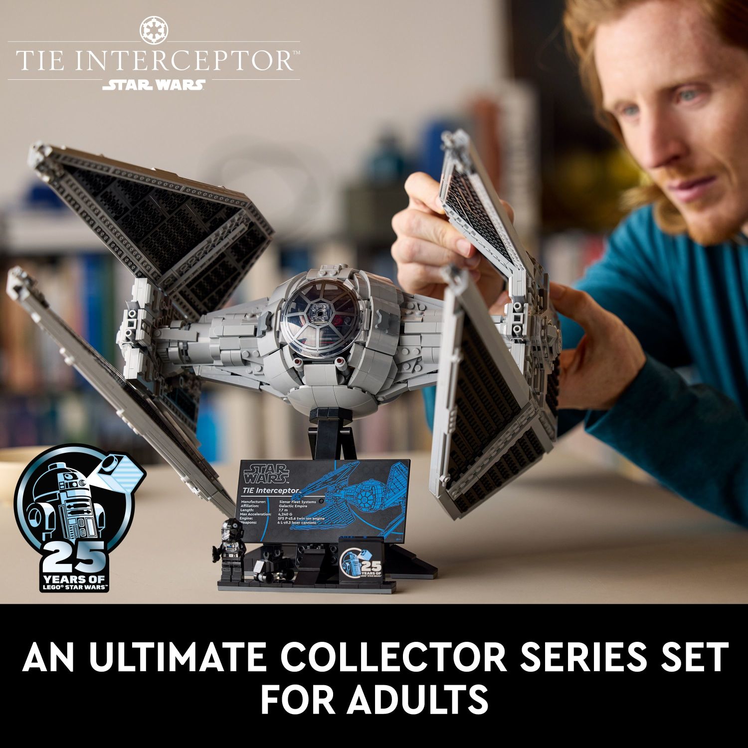 LEGO - Star Wars Ultimate Collector Series TIE Interceptor Model Set 75382