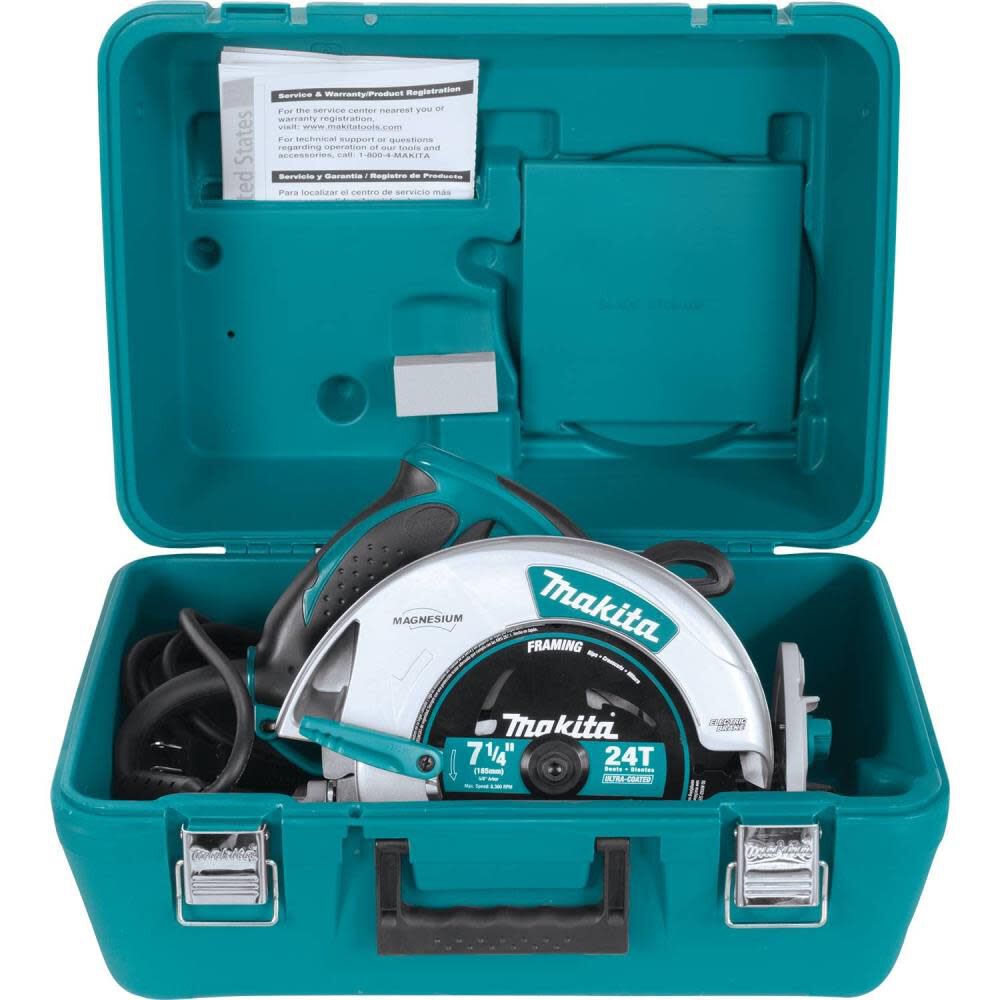Makita 7-1/4 In. Magnesium Circular Saw with L.E.D. Lights; Electric Brake. 5007MGA