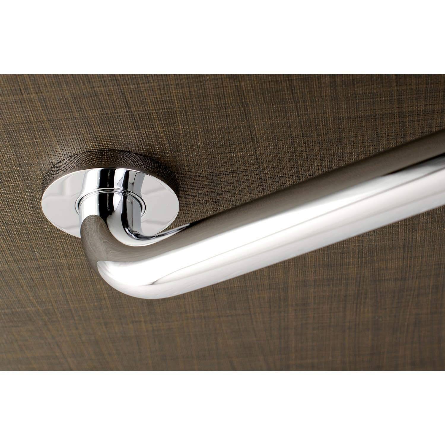Kingston Brass Dr514121 Meridian 12x22 Decorative ADA Grab Bar, Chrome