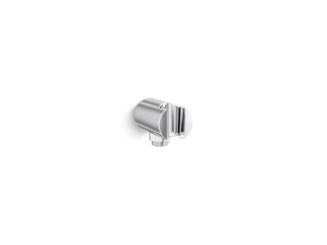 Kallista Foundations P21652-00-BL Contemporary Fixed Wall Bracket with Integrated Supply Elbow - Matte Black
