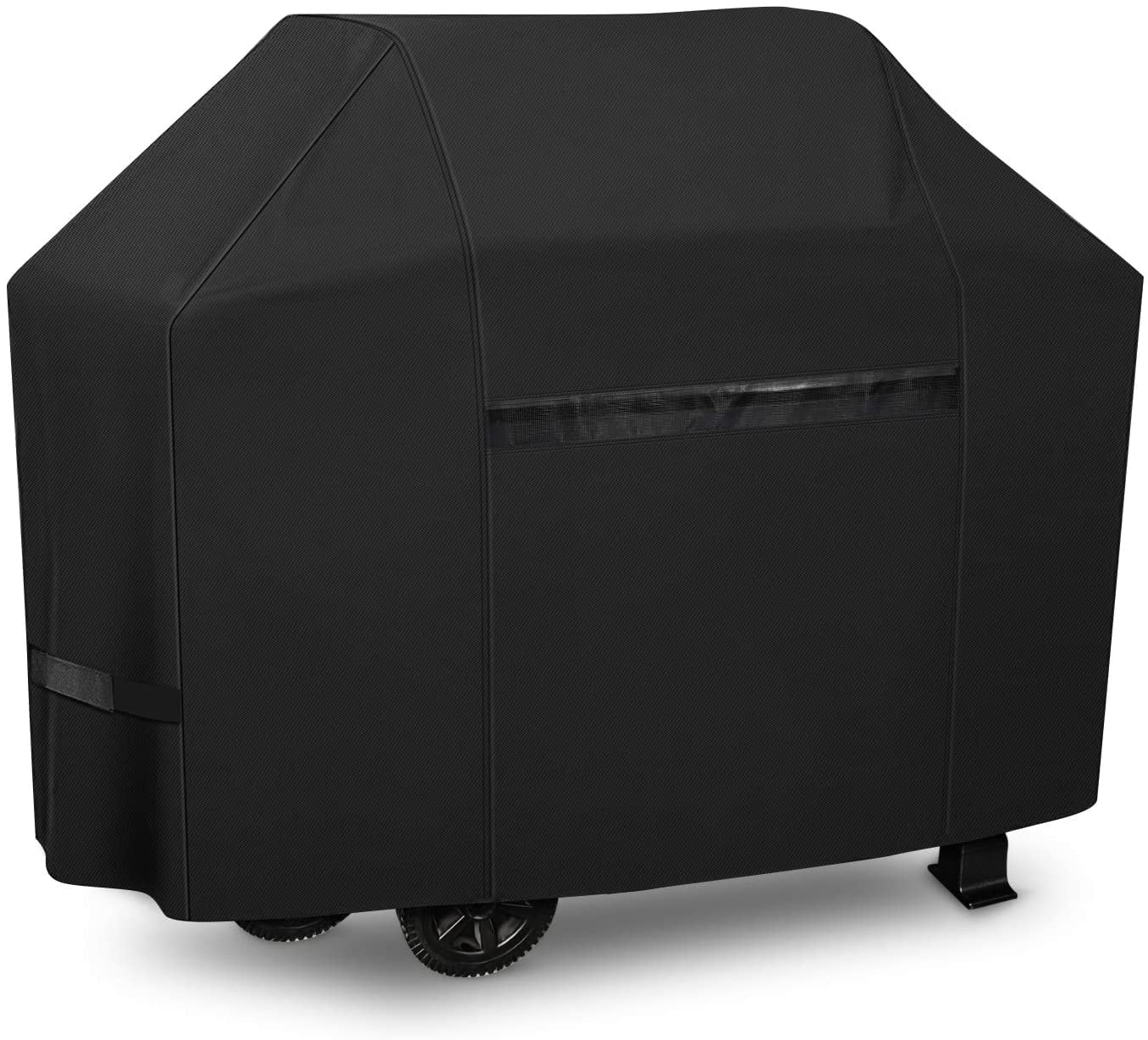 Grill Cover 70 Inch 600D Heavy-Duty Water Proof Patio Outdoor Black Canvas BBQ Barbecue Smoker Grill Cover for Weber Char-Broil Br