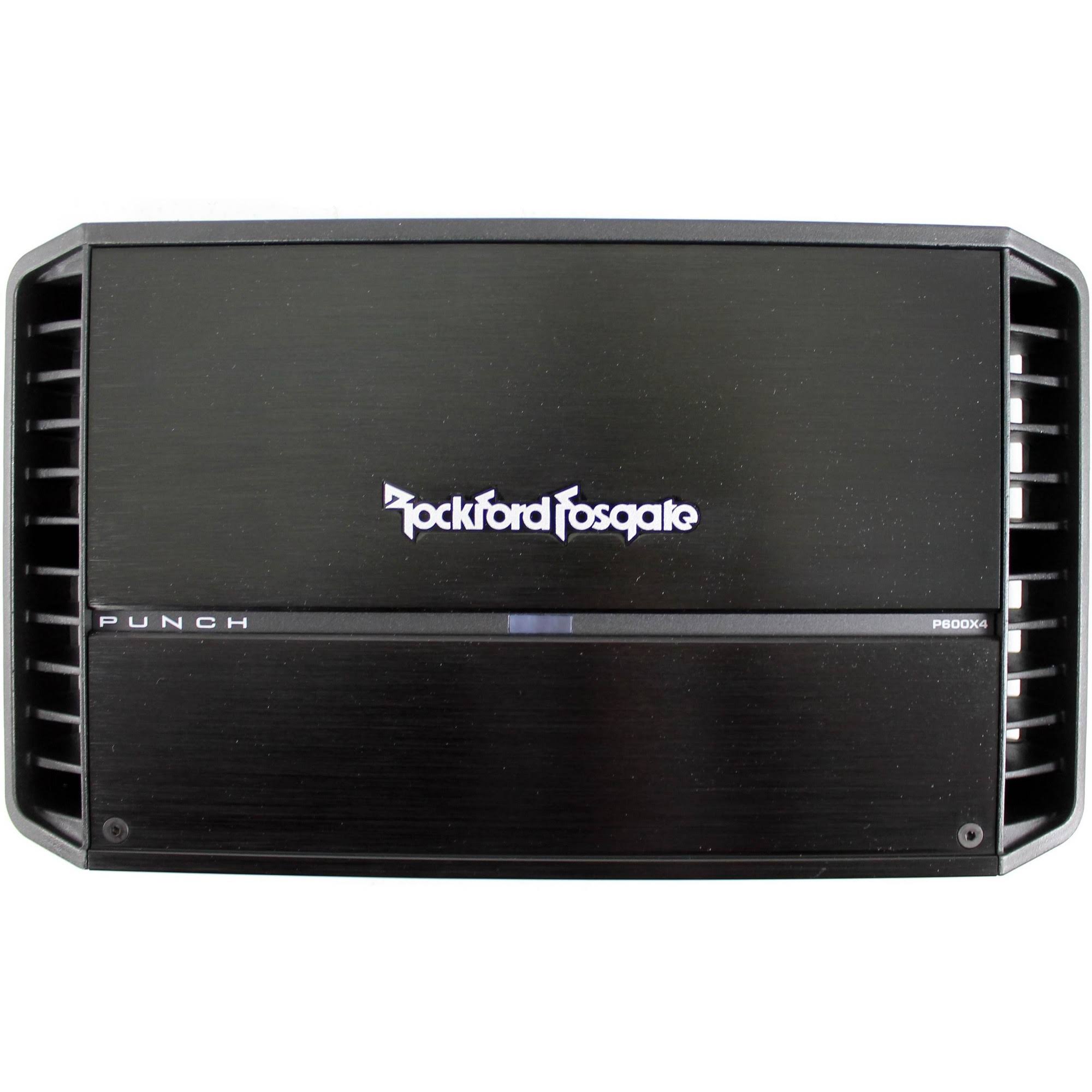 Rockford Fosgate P600X4 4-Channel Class AB Car Audio Amplifier Amp - 600 W