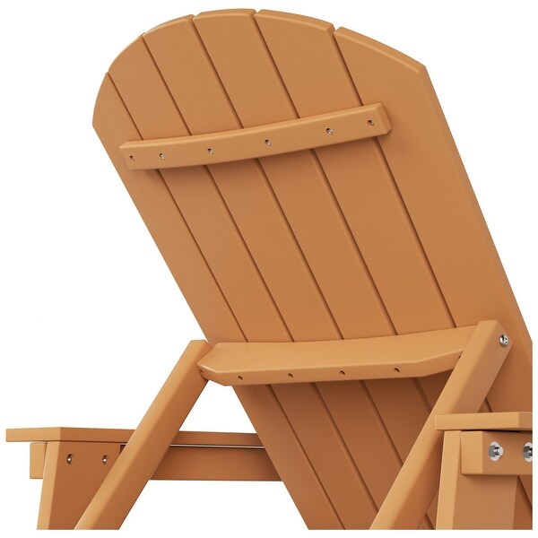 Polytrends Altura Poly EcoFriendly All Weather Reclining Chaise Lounge with Arms