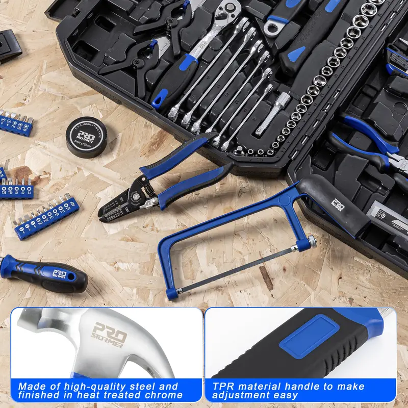 Prostormer 259-Piece Master Tool Kit – Home & Automotive Repair Essentials