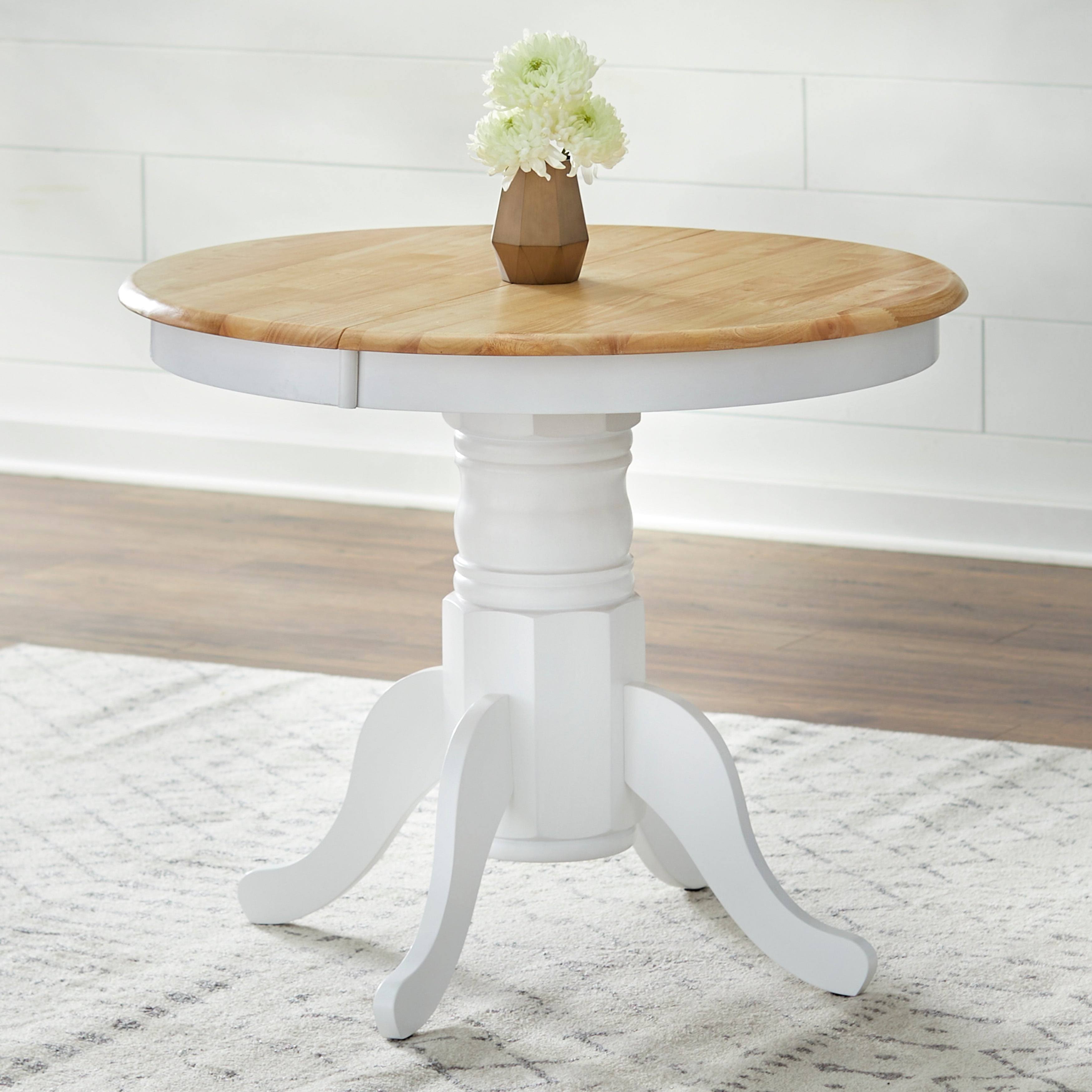 TMS 7 Piece Farmhouse Dining Set, Oak