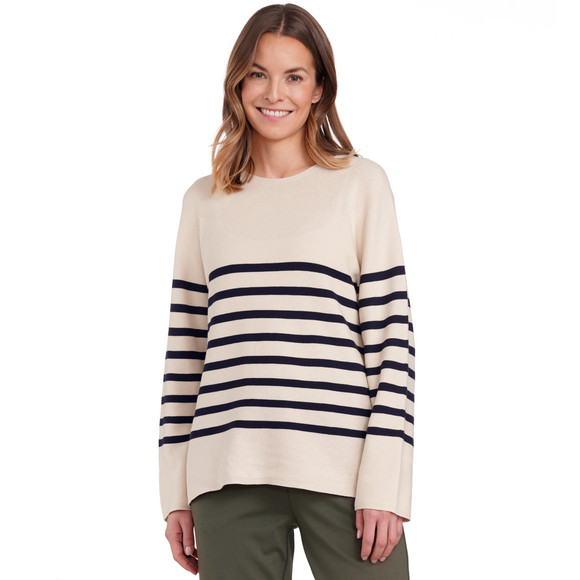 Gina Benotti Damen Feinstrickpullover mit Streifenmuster