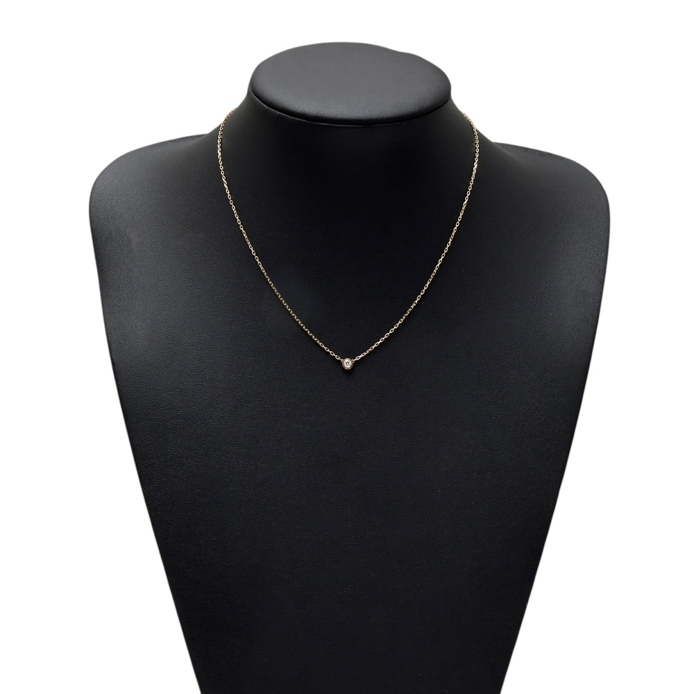 Cartier Damour (diamant Leger) Sm Necklace 18K Yellow Gold Diamond B7215800