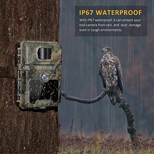 OUDMON Trail Game Camera 30MP 1080p 30FPS FHD Waterproof IP67 Hunting Scouting