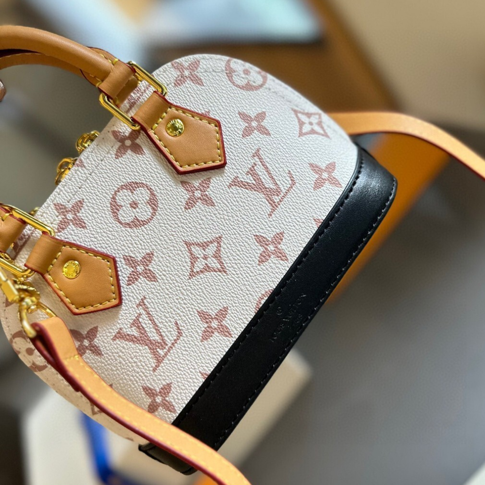 Louis Vuitton Nano Alma Other Monogram Beige 7.1 Inches M46895