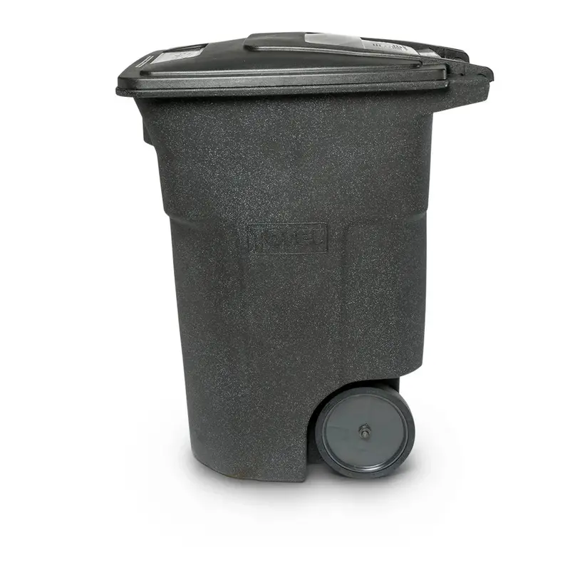 Toter 96-Gallon Wheeled Trash Can – Smooth-Rolling Casters & Secure Lid